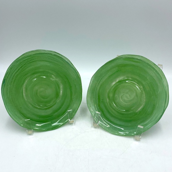 Consolidated Glass: Pattern”CSGCATJA” Catalonian Jade Green 6”Bread Butter Plate - Picture 9 of 15